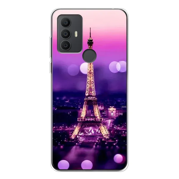 Чехол с принтом «Париж Башня» для TCL 306