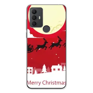 Різдвяні Чохли для TCL 306 (VPrint) (Санта з оленями)