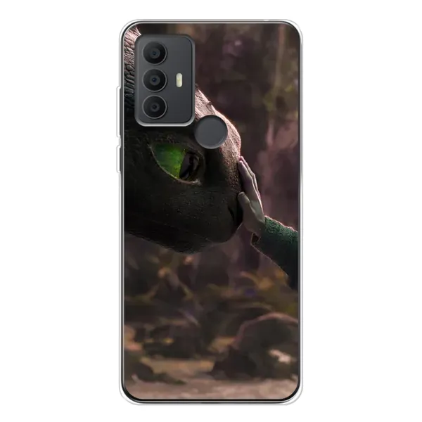 Чехол с принтом «Сцена с драконом» для TCL 306