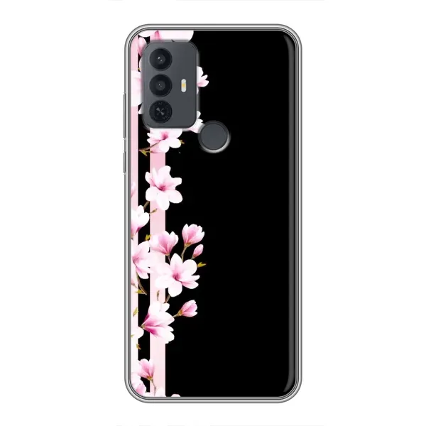 Чехол с принтом «Цветочки» для TCL 30E
