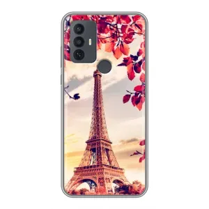 Чехол Эйфелева Башня для TCL 30E - (AlphaPrint) (Эйфелева Башня)