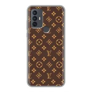 Чехлы Луи Витон для TCL 30E (AlphaPrint - LOUIS VUITTON) (фон LOUIS VUITTON)