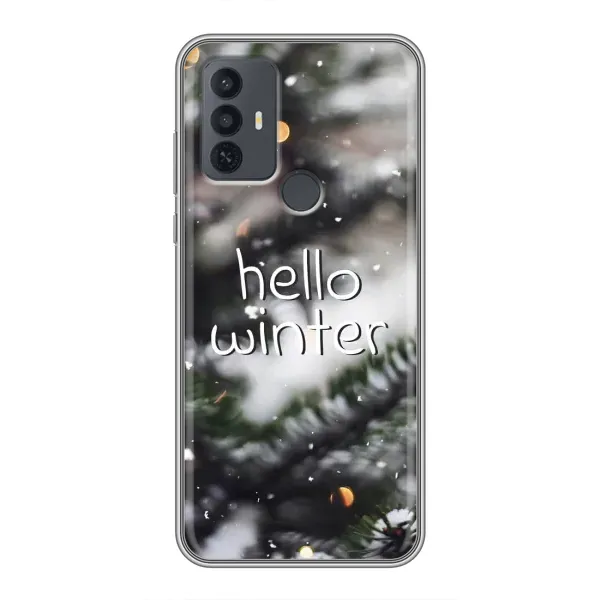 Чехол с принтом «Hello winter» для TCL 30E