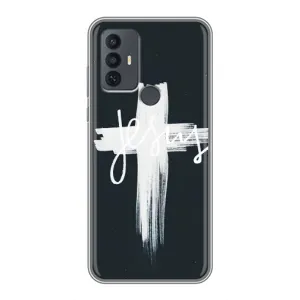 Чехол для TCL 30E (AlphaPrint) - (Христианские) (Иисус)