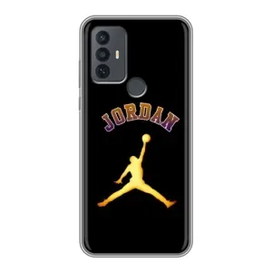 Чехлы для TCL 30E - с картинкой JORDAN (AlphaPrint) (Jordan Gold)