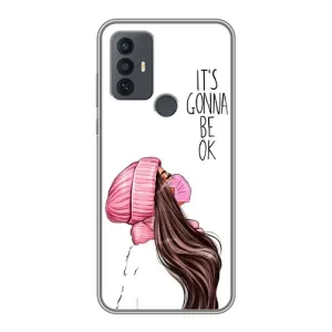 Чехол с печатью для TCL 30E - (Мода) (AlphaPrint) (Коронавирус)