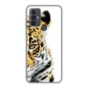 Чехлы с картинками животных TCL 30E (Леопард)