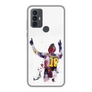 Чехлы Месси для TCL 30E (AlphaPrint) (Messi Barca)