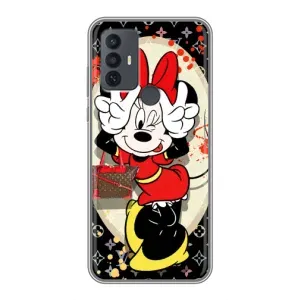 Чехол Disney Mouse TCL 30E (PREMIUMPrint) (Минни peace)
