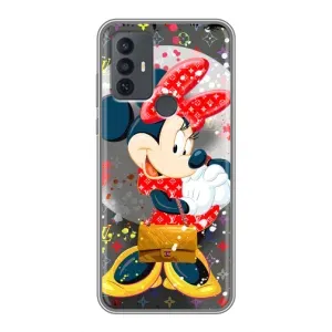 Чехол Disney Mouse TCL 30E (PREMIUMPrint) (Minni с бантиком)