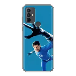 Чохол з принтом Фантастична четвірка для TCL 30E (Містер Фантастік супергерой)
