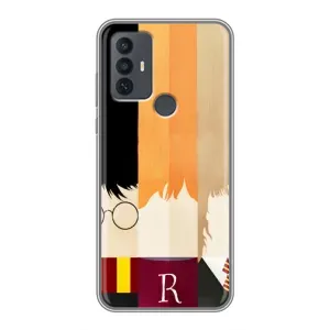 Чехлы с Гарри Поттером для TCL 30E (AlphaPrint) (обложка Гарри Поттера)