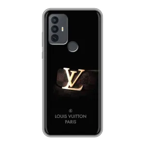 Чехлы Луи Витон для TCL 30E (AlphaPrint - LOUIS VUITTON) (ремешок LV)