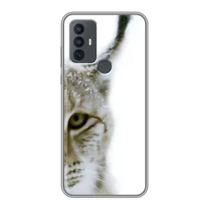 Чехлы с картинками животных TCL 30E (Рысь)