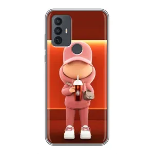 Крутые Чехлы Луи Виттон для TCL 30E (AlphaPrint) (С Кофе)