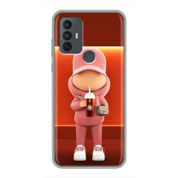 Чехол с принтом «С Кофе» для TCL 30E