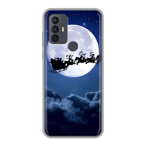 Чехол с принтом «Санта - луна» для TCL 30E