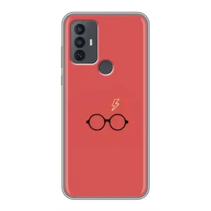 Чехлы с Гарри Поттером для TCL 30E (AlphaPrint) (шрам и очки)