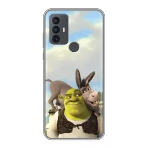 Чехол с принтом «Шрек и Осел» для TCL 30E