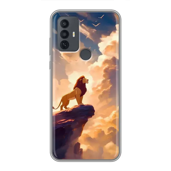 Чехол с принтом «Симба на скале» для TCL 30E