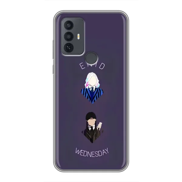 Чехол с принтом «Уэнздей и подруга» для TCL 30E