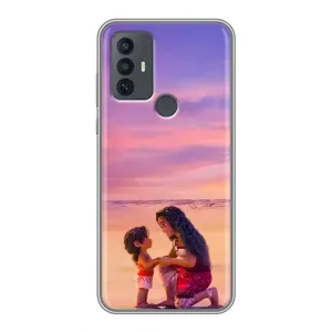 Чехол с мультфильмом Моана TCL 30E (Маленькая Ваяна)