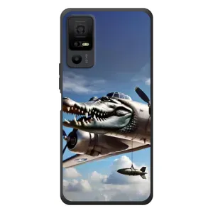 Чехол с мемом Тралалело тралала на TCL 40 NxtPaper 5G (Бомбардиро крокодило)