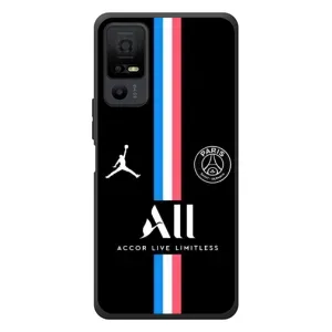 Чехлы PSG для TCL 40 NxtPaper 5G (AlphaPrint) (футболка ПСЖ)
