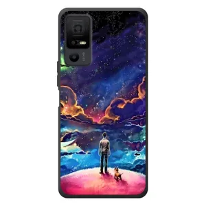 Космические Чехлы для <td>ТКЛ 40 Некст페이пер 5G </td> (VPrint) (Галактический вид)