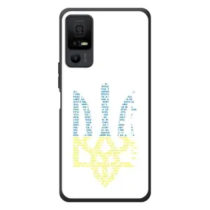 Чехлы для TCL 40 NxtPaper 5G Укр. Символика (AlphaPrint) (Герб из букв)
