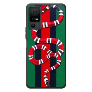 Чехлы ГУЧЧИ для <td>ТКЛ 40 Некст페이пер 5G </td> (AlphaPrint) (Gucci змия)