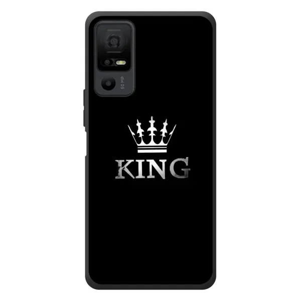 Чохол з принтом «KING» для TCL 40 NxtPaper 5G