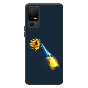 Чехол для Патриота Украины TCL 40 NxtPaper 5G - (AlphaPrint) (Коктейль молотова)