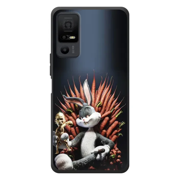 Чехол с принтом «Король Кролик» для TCL 40 NxtPaper 5G