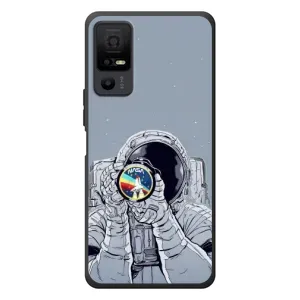 Чехол NASA для TCL 40 NxtPaper 5G (AlphaPrint) (Космонавт фото)