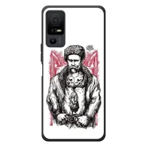 Чехлы для TCL 40 NxtPaper 5G с принтом Тараса Шевченко (AlphaPrint) (Козак Шевченко)