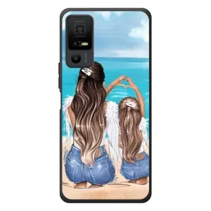 Чехол с печатью для TCL 40 NxtPaper 5G - (Мама с ребенком) (AlphaPrint)