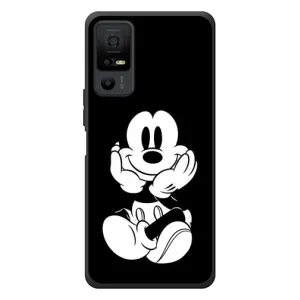 Міккі Маус чохол для TCL 40 NxtPaper 5G (AlphaPrint - Мультяшні) (Маус на чорному)