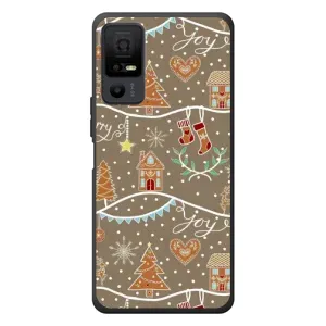 Новогодние, Праздничные Чехлы для TCL 40 NxtPaper 5G - 2024 год (Новогодние пряники)