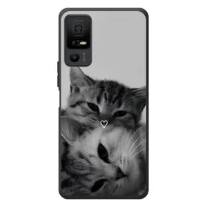Чохол з малюнком кіт на TCL 40 NxtPaper 5G (Пара котів)