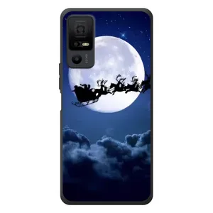 Новогодние Чехлы для <td>ТКЛ 40 Некст페이пер 5G </td> (VPrint) (Санта - луна)