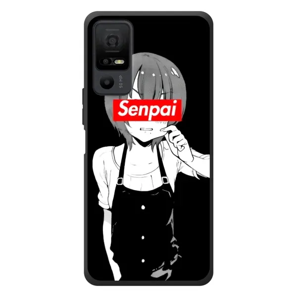 Чехол с принтом «Senpai» для TCL 40 NxtPaper 5G