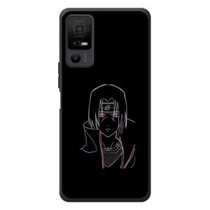 Чехлы на тему: Итачи Учиха для TCL 40 NxtPaper 5G (AlphaPrint) (силуэт Итачи)