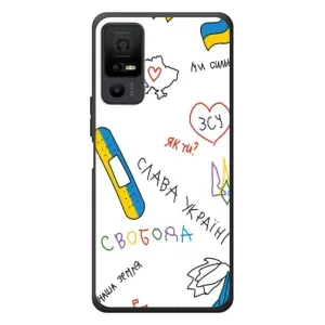 Чехлы Доброго вечора, ми за України для <td>ТКЛ 40 Некст페이пер 5G </td> (AlphaPrint) (Стикер)