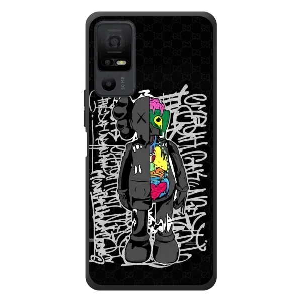 Чехол с принтом «Стиль Bearbrick» для TCL 40 NxtPaper 5G