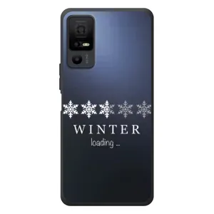 Зимние Чехлы для <td>ТКЛ 40 Некст페이пер 5G </td> - прозрачный фон (Winter loading)