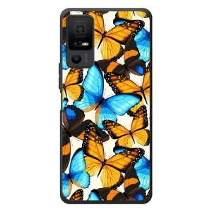 Чохол з принтом для ТЕСЛ 40 НxtPaper 5G - (Прикольні) (AlphaPrint) (Яскраві метелики)