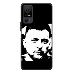 Чехол для TCL 40 NxtPaper 5G (AlphaPrint - с принтом Зеленского)