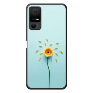 Чехлы с Цветами для TCL 40 NxtPaper 5G (VPrint) (Желтый цветок)
