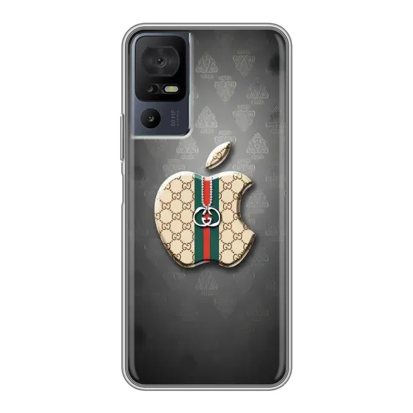 Чохол з принтом «Apple gucci» для TCL 40 SE Чохол з принтом «Apple gucci» для TCL 40 SE